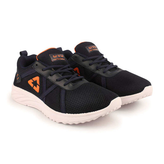 Richale New Latest Black-Orange Shoes For Mens